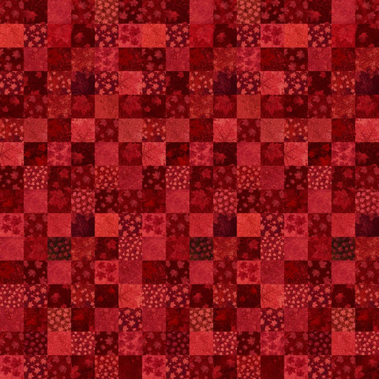Oh Canada 14 - Patchwork in Red - Deborah Edwards - Northcott