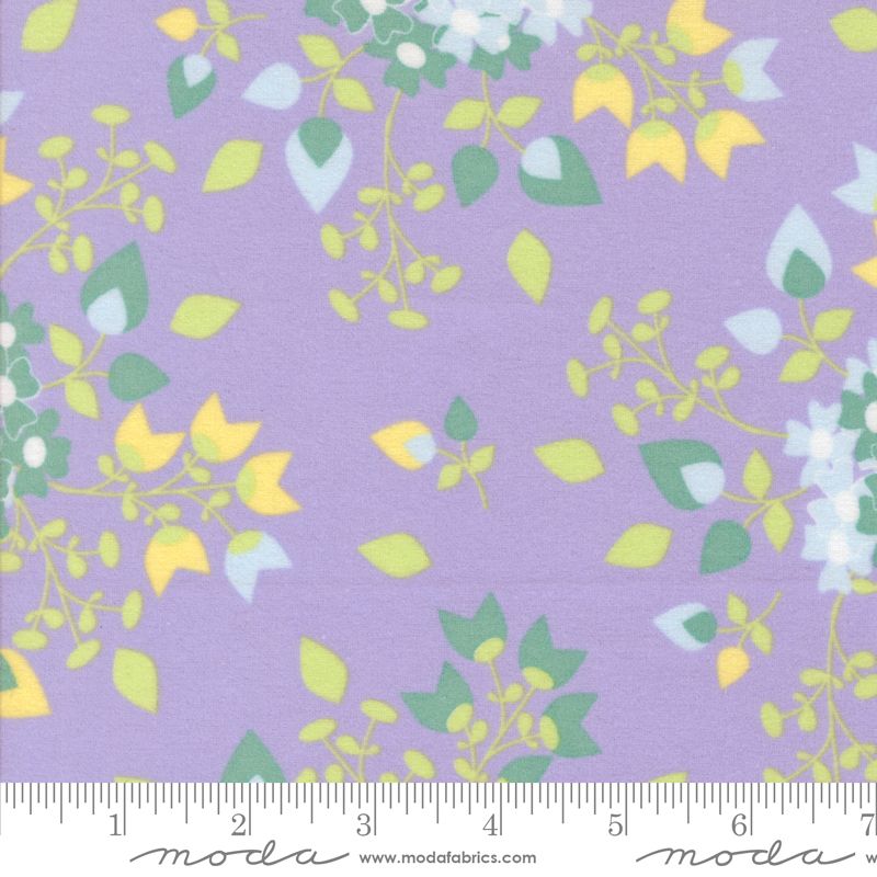 Sherbet Sunshine Flannels - Bouquets in Lavender - Corey Yoder - Moda