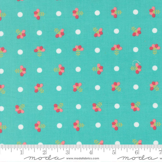 In The Garden - Dotted Sprig in Bermuda - Corey Yoder - Moda