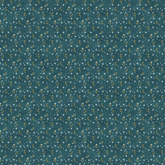 Happy Camper - Fireflies in Teal - Deborah Edwards - Northcott (Pre-order: Jan 2027)
