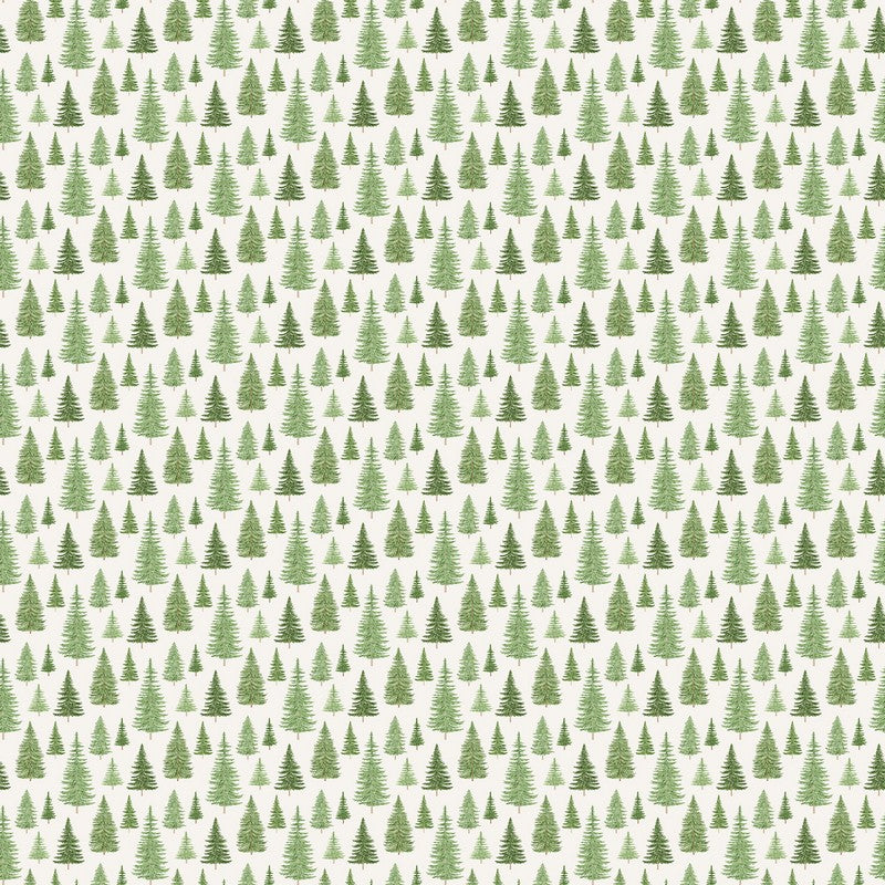 Happy Camper - Trees in Cream - Deborah Edwards - Northcott (Pre-order: Jan 2027)