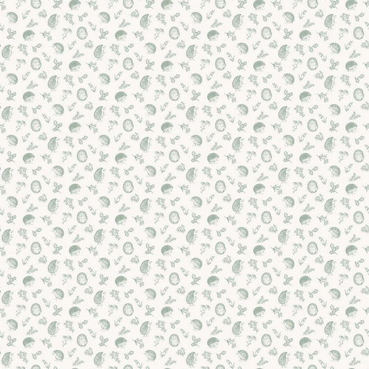 Hedgehog Hollow - Toile in Cream/Wedgewood - Deborah Edwards - Northcott (Pre-order: Dec 2026)