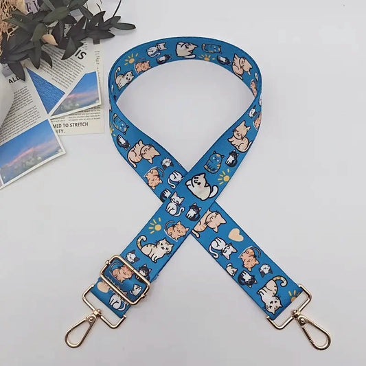 Nylon Adjustable Shoulder Strap - Sun Kittens (47")