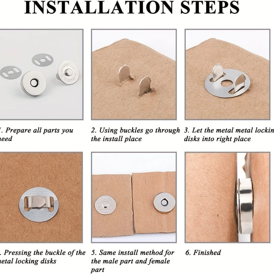 Magnet Snap Button (2 Pc) 0.55"
