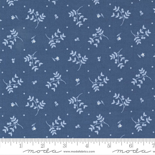 Blueberry Delight - Berries in Blueberry - Bunny Hill Designs - Moda