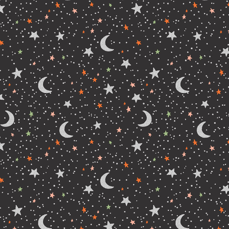 Halloween - October Night in Black - Rifle Paper Co - Cotton + Steel