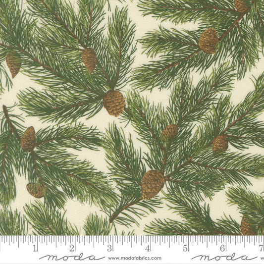 Wild Blue Yonder - Pine Needles in Cloud - Moda
