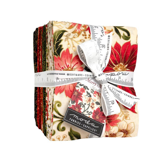 Merry Manor Metallic 2025 - Fat Quarter Bundle - Moda