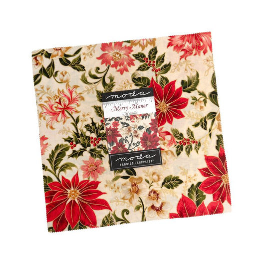 Merry Manor Metallic 2025 - Layer Cake - Moda