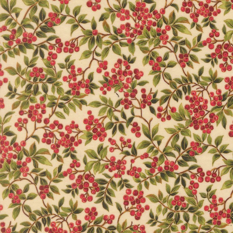 Merry Manor Metallic 2025 - Charm Pack - Moda