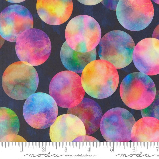 Gradients Gallery - Candescent Dots in Midnight Rain - Moda (Pre-order: Aug 2026)