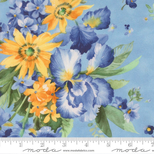 Summer Breeze 2027 - Blue Bouquet in Sky - Moda (Pre-order: Mar 2027)