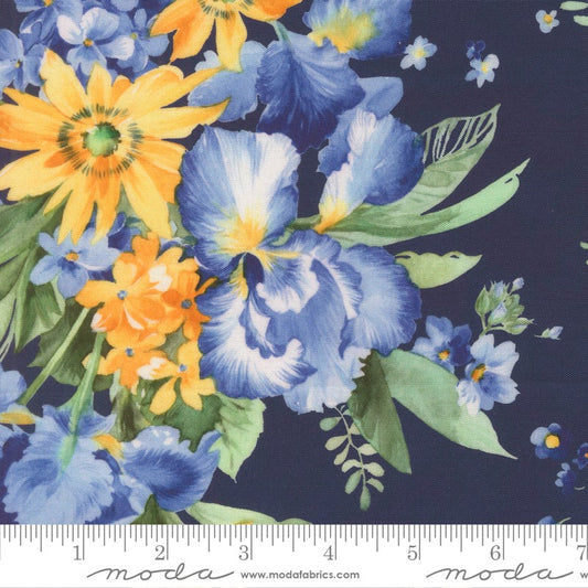 Summer Breeze 2027 - Blue Bouquet in Royal - Moda (Pre-order: Mar 2027)