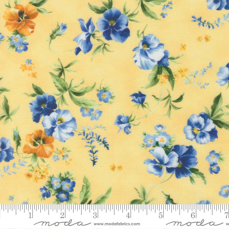 Summer Breeze 2027 - Flower Garden in Canary - Moda (Pre-order: Mar 2027)