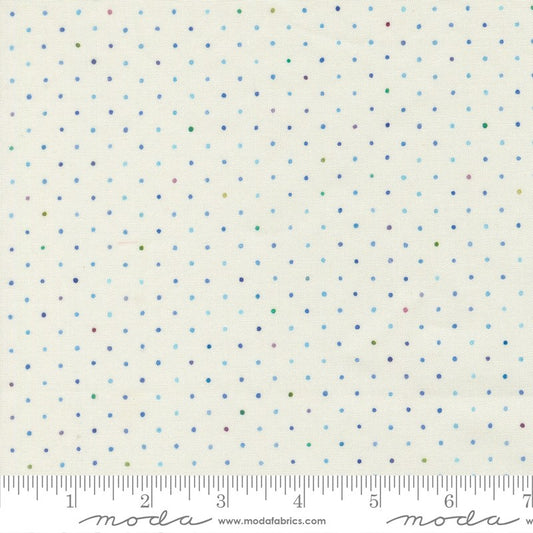 Summer Breeze 2027 108" Wideback - Cloudy Dots in Ivory - Moda (Pre-order: Mar 2027)