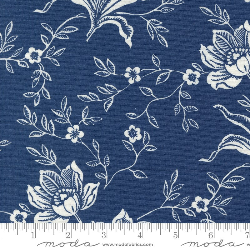 Denim & Daisies - Woodcut in Midnight Jeans - Fig Tree Co - Moda (Pre-order Aug 2024)