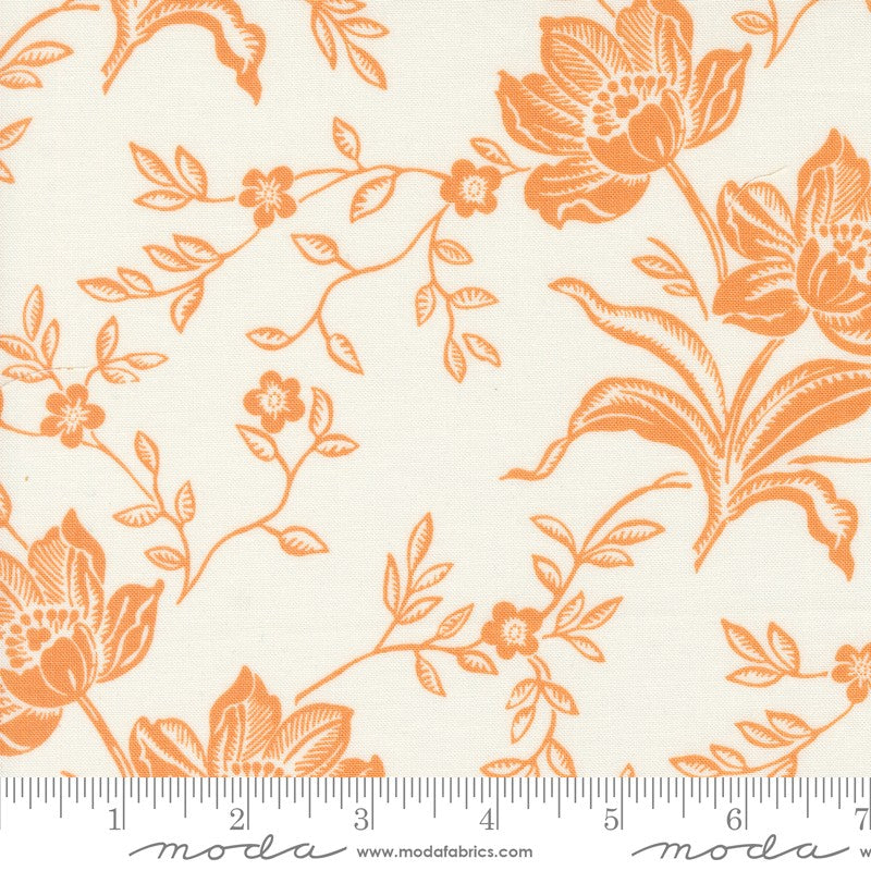 Denim & Daisies - Woodcut in Ivory/Butterscotch - Fig Tree Co - Moda (Pre-order Aug 2024)