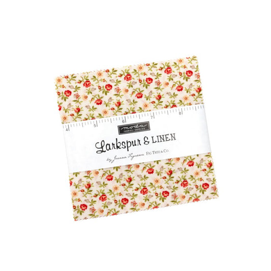 Larkspur & Linen - Charm Pack - Fig Tree & Co - Moda (Pre-order: Feb 2027)