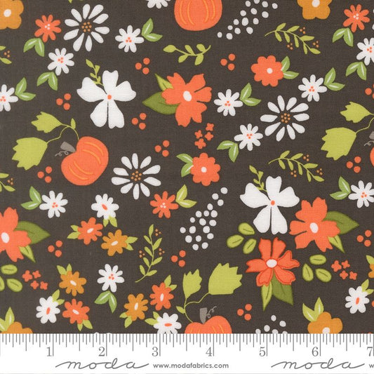 Birch & Willow - Pumpkin Patch in Charcoal - Sherri & Chelsi - Moda (Pre-order: Sept 2026)