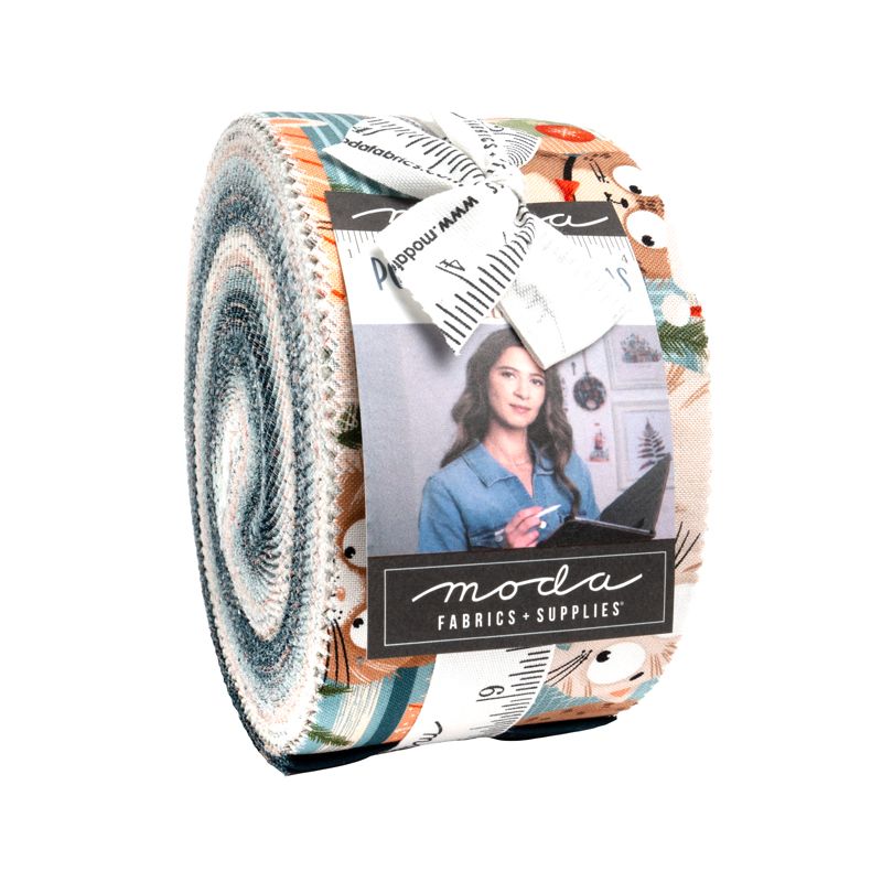 Purrfect Christmas - Jelly Roll - Elena Amo - Moda