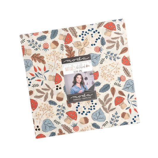 Nature's Sketchbook - Layer Cake - Elena Amo - Moda (Pre-order: Sept 2026)