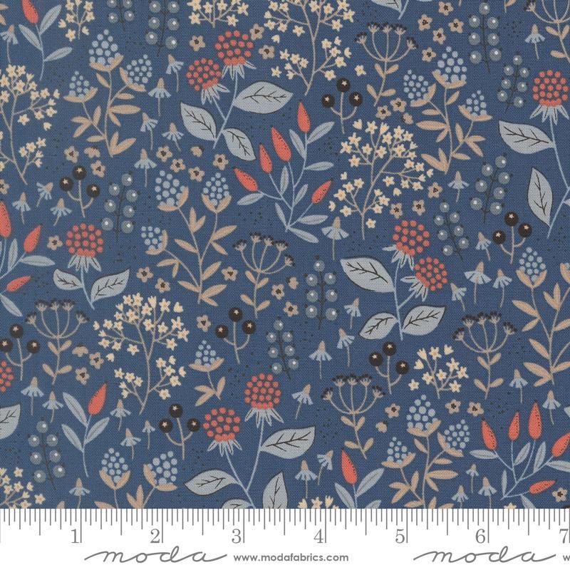 Nature's Sketchbook - Leaves & Berries in Twilight - Elena Amo - Moda (Pre-order: Sept 2026)