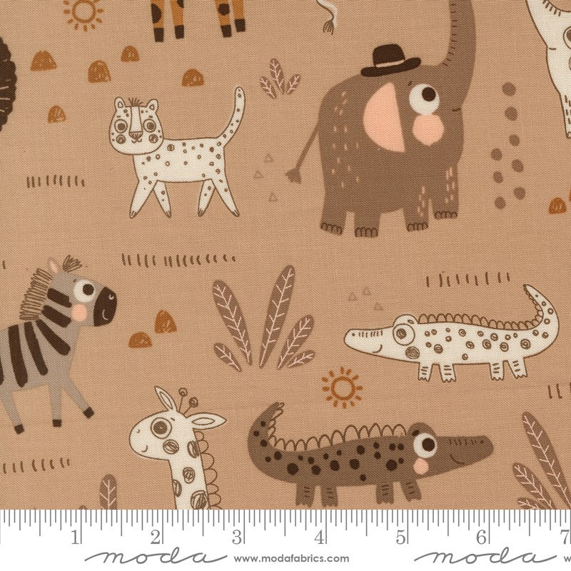 Wildly Cute Safari - Charm Pack - Elena Amo - Moda (Pre-order: Dec 2026)