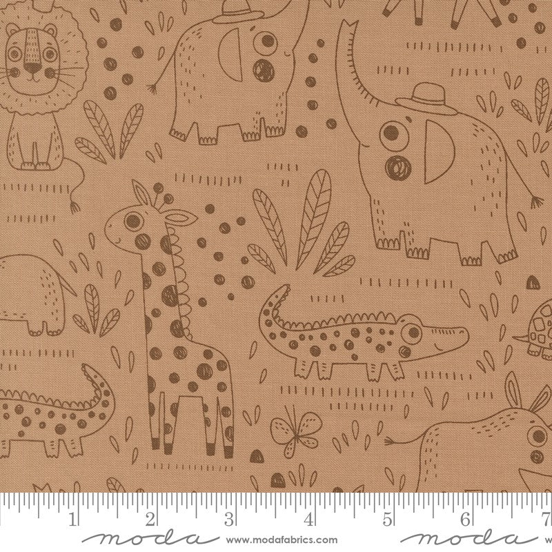 Wildly Cute Safari - Fat Quarter Bundle - Elena Amo - Moda (Pre-order: Dec 2026)