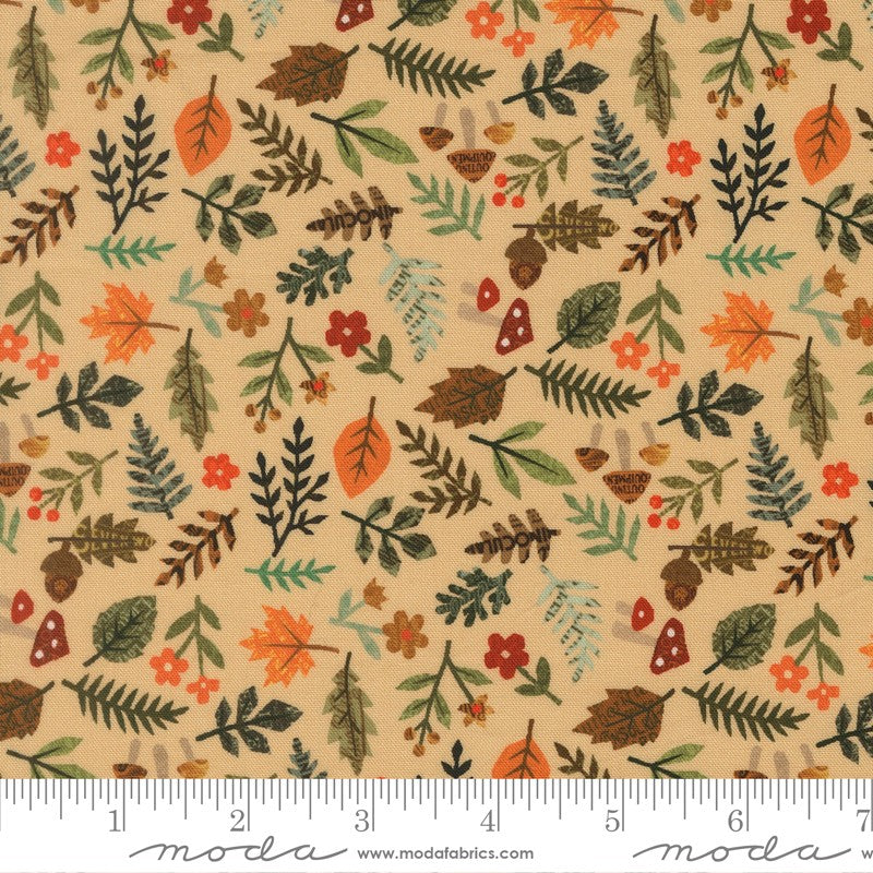 Paper Trails - Foliage in Parchment - Cathe Holden - Moda (Pre-order: Dec 2026)