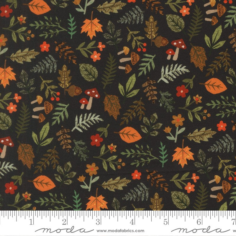 Paper Trails - Foliage in Navy - Cathe Holden - Moda (Pre-order: Dec 2026)