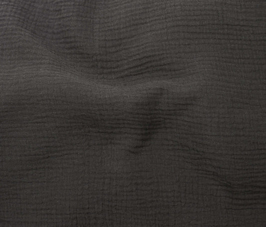 Cotton Gauze (52") - Charcoal - Telio