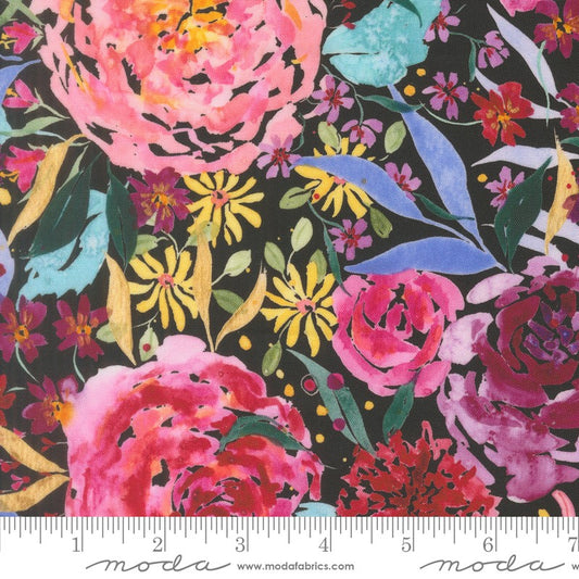 Little Lovelies - Fleur Amour in Midnight - Create Joy Project - Moda (Pre-order: Dec 2026)