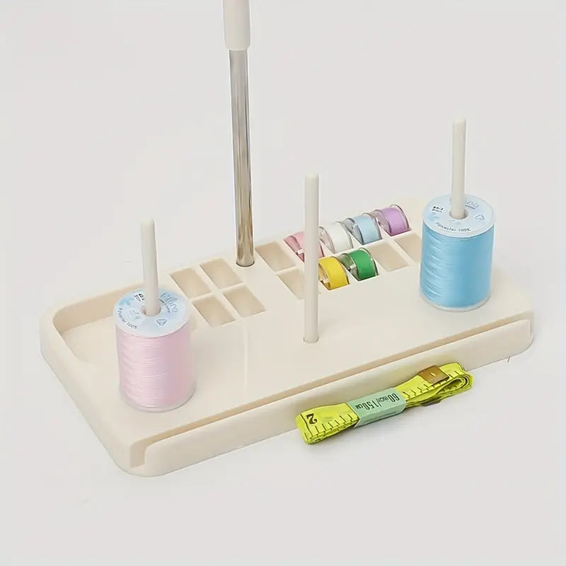 Thread Stand with Bobbin Storage