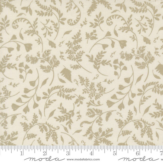 Fable & Fern - Fern Trail in Eggshell - Watercolour Heart - Moda (Pre-order: Nov 2026)
