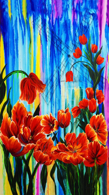 Tulip Festival - PANEL Tulip Parade - Stephanie Brandonberg - Northcott (Pre-order: Apr 2026)