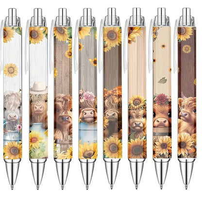 Highland Cow Cutie Gel Pen