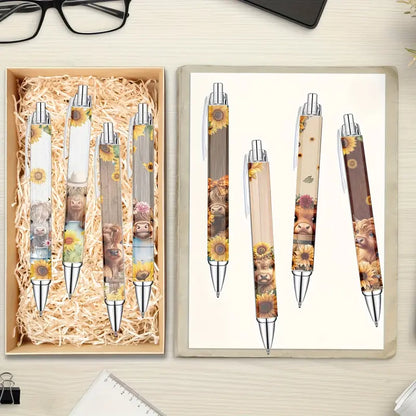 Highland Cow Cutie Gel Pen