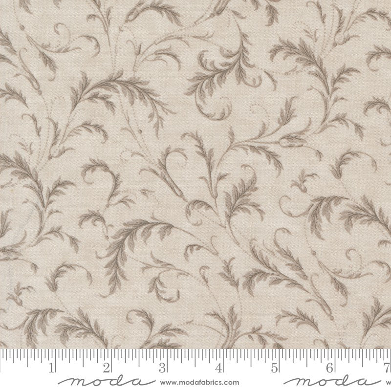 Favorite Vintage Linens - Flourishing in Silver - 3 Sisters - Moda (Pre-order June 2024)