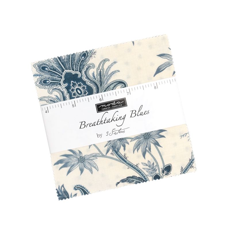 Breathtaking Blues - Charm Pack - 3 Sisters - Moda (Pre-order: Aug 2026)