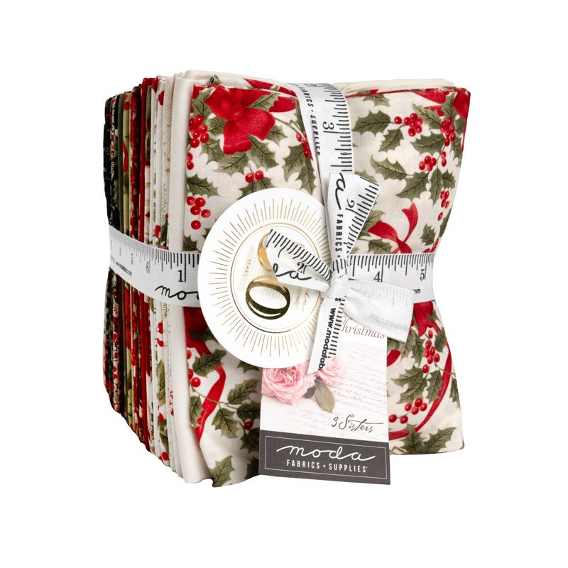 Candlelight Christmas - Fat Quarter Bundle - 3 Sisters - Moda