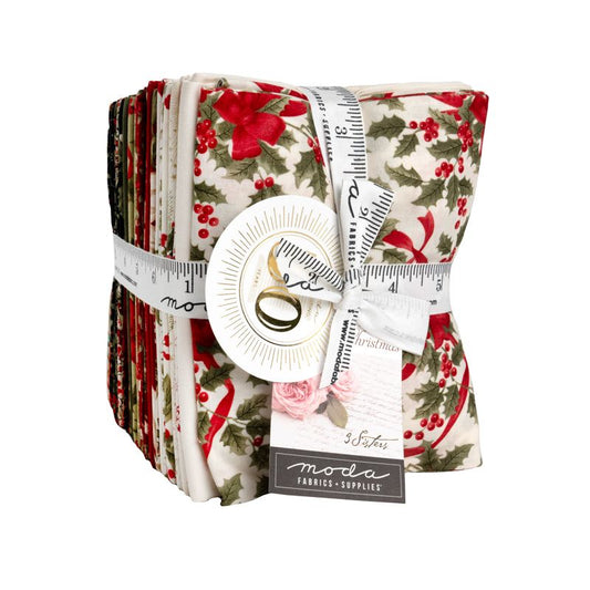 Candlelight Christmas - Fat Quarter Bundle - 3 Sisters - Moda