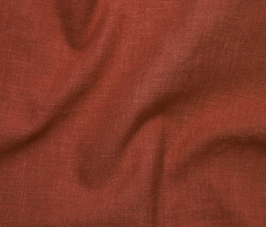 Ramie Stonewashed (54") - Fire Brick - Telio