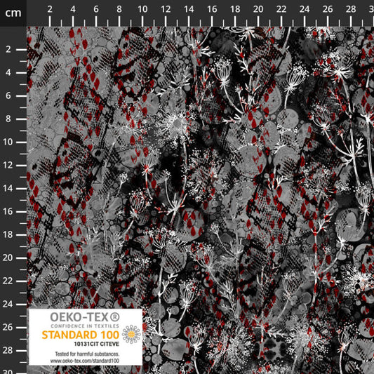 Fine Lines - Red - Stof 4504-023