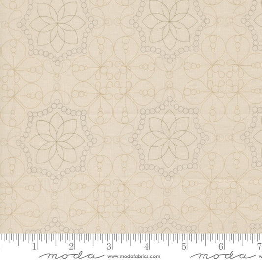 Tranquility - Star Blossom in Pearl - Sariditty - Moda (Pre-order: Dec 2026)
