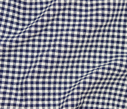 Organic Gingham (55") - Navy - Telio