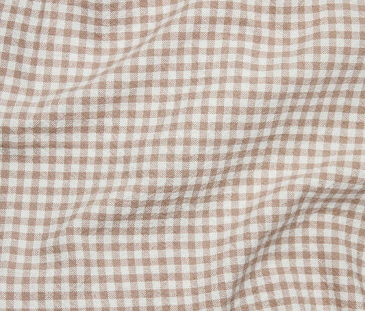 Organic Gingham (55") - Dusty Pink - Telio