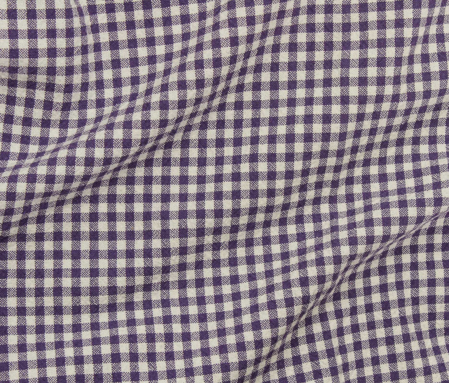 Organic Gingham (55") - Purple Iris - Telio