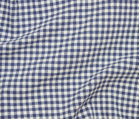 Organic (100% Cotton) Gingham (55") - Denim - Telio