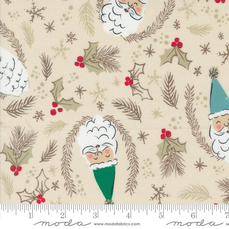 Cozy Wonderland - Jolly St Nick in Natural - Fancy That Design House - Moda (Pre-order: May 2024)