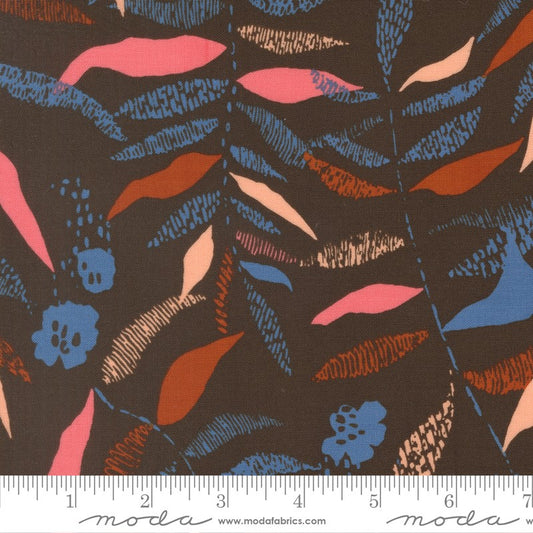 Boho Haven - Textured Frond in Walnut - Fancy That Design House - Moda (Pre-order: Feb 2026)